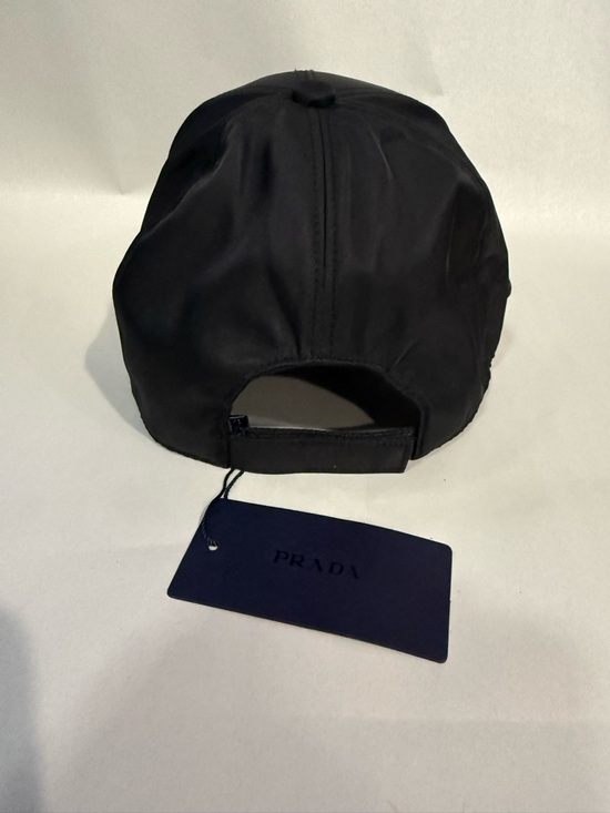 Prada Men's Black Nylon Baseball Cap Size EUR O/S. - Picture 4 of 5